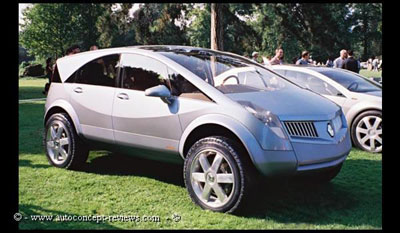 Renault Koleos all wheel drive hybrid coupe concept car 2000 3